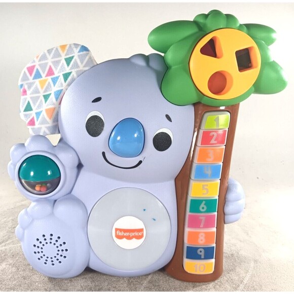 Fisher Price Linkimals Counting Koala 2019 Color Changing Llight Music Numbers - Picture 1 of 5